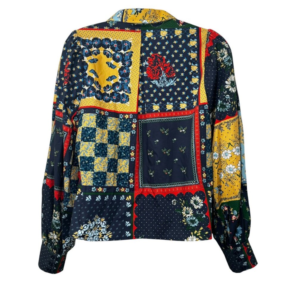 New $345 Hunter Bell Everett Patchwork Cotton Pop… - image 7